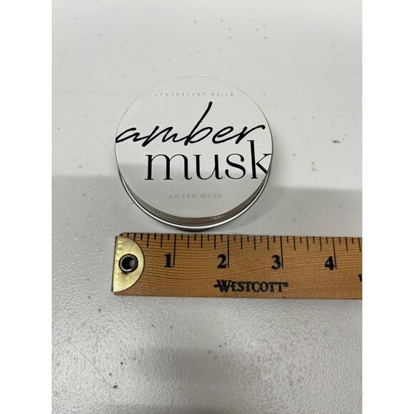 Zodax Apothecary Guild Amber Musk Tin Candle 2.9oz NEW / 24 hour burn time - Picture 6 of 6